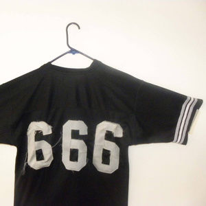 vintage NEW YORK jersey. diy rare nike punk rave